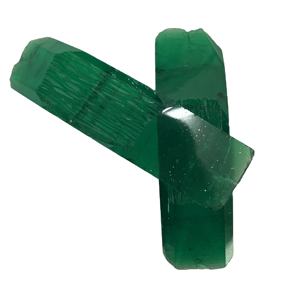 Esmeraldas de Cultivo Hidrotermal, Gemas Colombianas Sueltas Sin Cortar, Material de Esmeraldas - Product Image 4