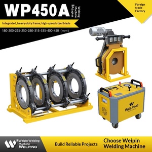 Máquina de Soldadura por Termofusión de Tuberías de PE de Cuatro Anillos YSLANDSCAPE WP450A, Semiautomática, Accionamiento Hidráulico, 4.75kW, Refrigerada por Aire - Product Image 1