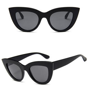 Stock Vintage Cat Eye lunettes de soleil femmes Designer lunettes de soleil femme Sexy léopard Cateye <span class=keywords><strong>noir</strong></span> dégradé lunettes - Product Image 3