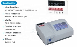 Analizador <span class=keywords><strong>de</strong></span> Química Sanguínea Semiautomático BC07, Equipo <span class=keywords><strong>de</strong></span> <span class=keywords><strong>Laboratorio</strong></span> Portátil con 10 Incubadoras y 3 Temporizadores - Product Image 2