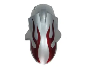 Kit de Carrocería de Motocicleta de Plástico ABS Plateado Rojo Fuego para 636 <span class=keywords><strong>ZX6R</strong></span> ZX-6R <span class=keywords><strong>05</strong></span> 06 - Product Image 4