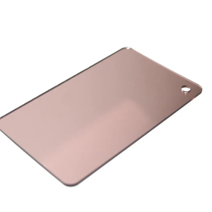 Campione gratuito Perspex Gold Mirror pannello acrilico vetro colorato plastica Pmma lastra acrilica a specchio - Product Image 4