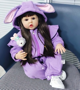 R&amp;B Lifelike Full Body <strong>Silicone</strong> Bebe Alive Boneca Reborn 60 Cm <strong>Bambole</strong> Reborn in <strong>Silicone</strong> Girl Dolls - Product Image 4
