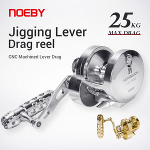 NOEBY מפזזי מנוף גרור סליל איטי מפזזי דיג סליל 25KGS מקסימום גרור CNC מתכת במהירות גבוהה סירת חכות - Product Image 2