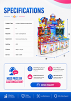 Machine de jeu interactive de récompense pour salle d'arcade, jeu de bonus physique avec système de bonus par boules