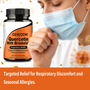 Capsules de Quercétine OEM/ODM, Bromélaïne, Vitamine C, Fibres Alimentaires, Compléments Alimentaires, Soutien Immunitaire, Soutien à la Santé Respiratoire - Product Image 6