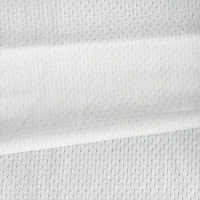 Großhandel Hochwertiger Atmungsaktiver Dri-Fit Feuchtigkeitsableitender 95% Polyester 5% Spandex Pin-Dot Mesh-Stoff für Sport-T-Shirts und Trikots