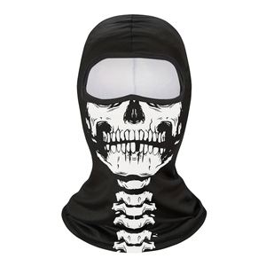 Masque de ski brodé personnalisé respirant hiver tricoté acrylique Crochet couvre-visage 3 trous cagoule casque cagoule trois jours - Product Image 1