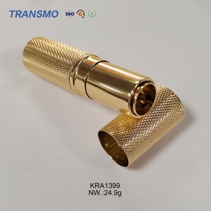 Recyclable Aluminum Luxury Lipstick Packaging Custom logo Lipstick <b>Container</b> Metal Gold Lipstick Tube - Product Image 3