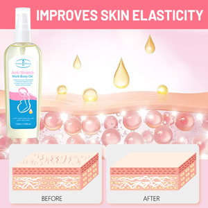 Huile corporelle <span class=keywords><strong>anti</strong></span>-vergetures efficace Aichun Beauty en gros, enrichie en vitamine E et à l'huile d'argan, améliore l'élasticité de la peau, OEM ODM - Product Image 4