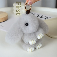 Jouets Songshan, mini lapin en peluche coloré et mignon, pendentif cadeau, 15 cm, peluche de lapin douce, porte-clés pour sac à dos, charme