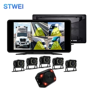 กล้องติดรถยนต์แบบพกพา STWEI Multi Lens 5CH พร้อมหน้าจอ IPS ขนาด 10.1 นิ้ว ความละเอียด 720P/1080P รองรับการบันทึกแบบวนซ้ำ มองเห็นในเวลากลางคืน และระบบตรวจสอบการจอดรถ - Product Image 1