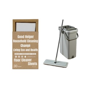 Toallitas Limpiadoras de Pisos Naturales Biodegradables Multiusos, Tiras de Detergente Concentrado para Limpieza de Pisos - Product Image 4