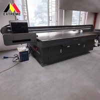 Impresora UV de Cama Plana de 1300x2500 mm Modelo 1325 con Sistema de Barniz Blanco