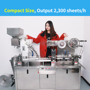 Dpp 80 90 đầy đủ tự động nhỏ vỉ máy đóng gói nhà sản xuất máy tính bảng nhỏ Viên nang vỉ máy đóng gói để bán - Product Image 3