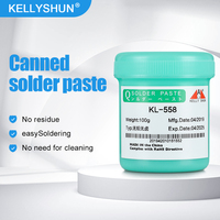 Pâte à souder sans plomb KELLYSHUN KL-558, sans nettoyage, pour réparation BGA PCB, pâte à souder à la colophane longue durée
