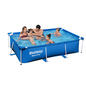 <span class=keywords><strong>Bestway</strong></span> 56403 2.59m X 1.70m X 61cm <span class=keywords><strong>Piscine</strong></span> en acier extérieure agréable bon marché dans la cour hors sol - Product Image 2