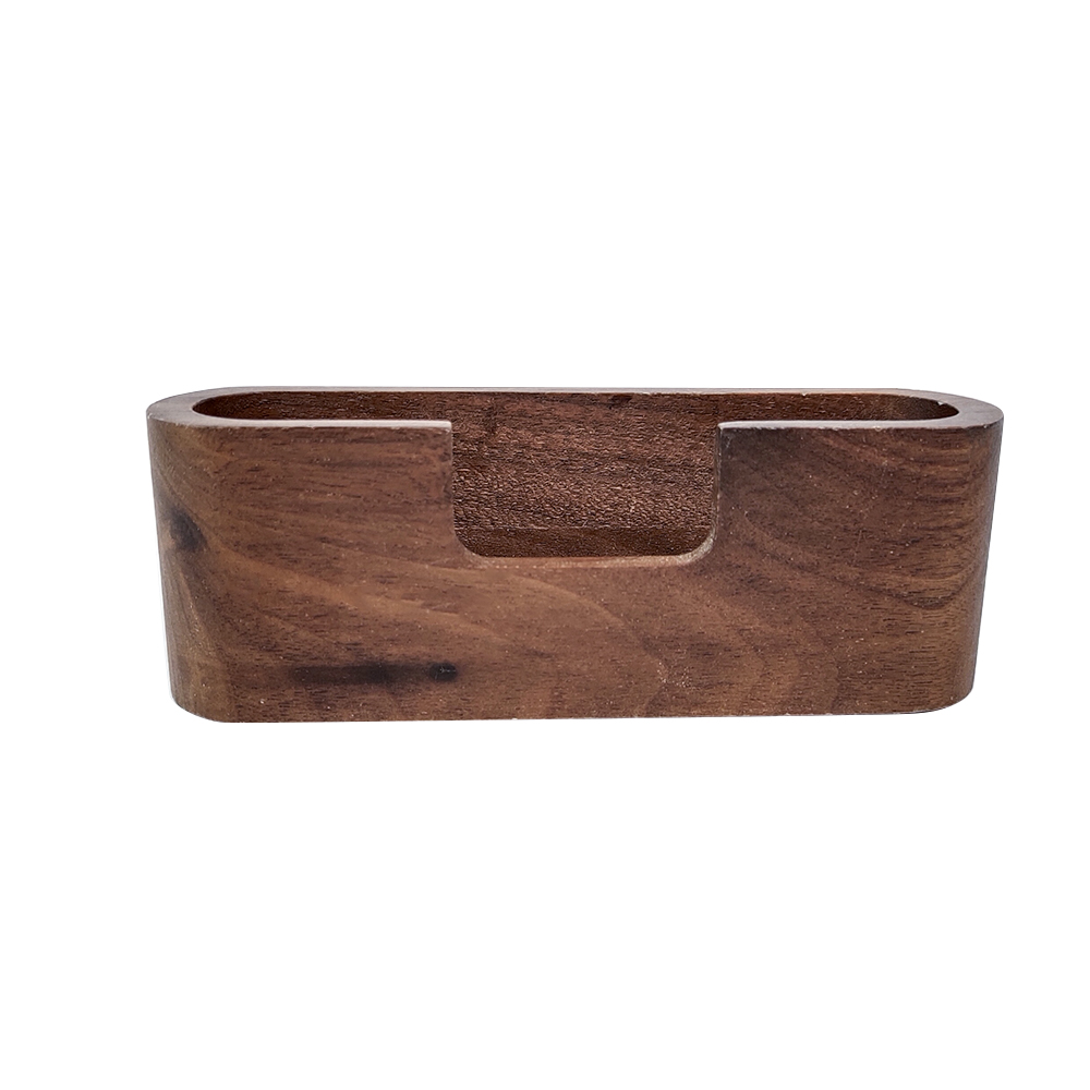 Оптовая продажа, настольный органайзер с логотипом на заказ, деревянные держатели для визиток