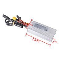 Contrôleur de vélo électrique 500W 48V 21A avec câble moteur noir pour remplacement de la carte mère du vélo gras Ouxi V8