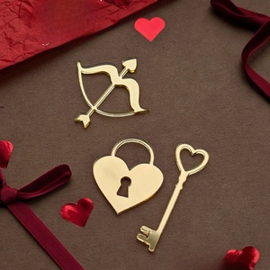 Nouveau produit, décoration de gâteau en acrylique <span class=keywords><strong>pour</strong></span> la Saint-Valentin, décoration de cupcake, cœur d'amour en forme de cœur - Product Image 4
