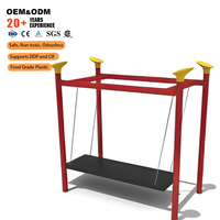 Equipo de Juegos Infantiles de Alta Calidad para Exteriores, Estructura de Escalada, Circuito de Obstáculos, LLDPE y Acero, para Escuelas, Parques y Guarderías, OEM
