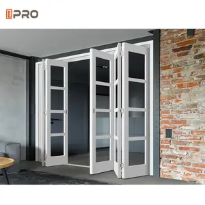 Комплект оборудования для сарая, двухстворчатые дверные шкафа, изолированные Тепловые и складные двери для внутреннего дворика
