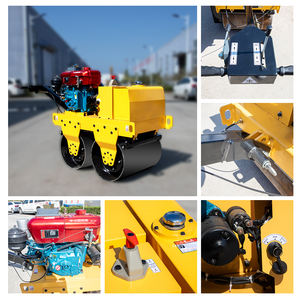 Hengwang mesin gulung, 1ton 2ton 3ton 4ton Diesel dobel Drum kecil Mini Road <span class=keywords><strong>Roller</strong></span> mesin pemadat harga - Product Image 4