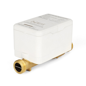 Compteur de débit d'eau ultrasonique à connexion filetée 20 mm R160 4 m³/h RS485 en laiton avec commande de vanne à distance, compteur d'eau intelligent - Product Image 3