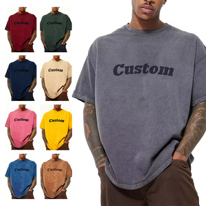 <span class=keywords><strong>T</strong></span>-<span class=keywords><strong>shirt</strong></span> en coton pour homme, streetwear, <span class=keywords><strong>personnalisé</strong></span>, 250 GSM, <span class=keywords><strong>t</strong></span>-<span class=keywords><strong>shirt</strong></span> vintage délavé à l'acide, poids lourd, surdimensionné, <span class=keywords><strong>t</strong></span>-shirts vierges de haute qualité - Product Image 3