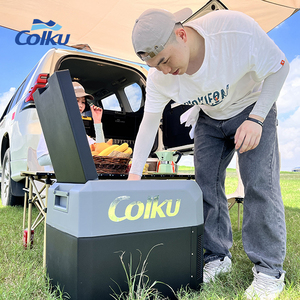 Factory Direct 33L Portable DC Compresseur Congélateur <span class=keywords><strong>Petit</strong></span> Réfrigérateur 12V avec Machine à Glaçons <span class=keywords><strong>pour</strong></span> <span class=keywords><strong>Caravane</strong></span> <span class=keywords><strong>pour</strong></span> Tension 24V - Product Image 2