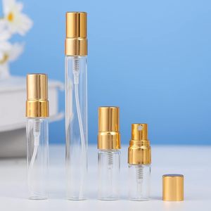 Flacon pulvérisateur de parfum en verre rechargeable, vide, rond, 10 ml, avec bouchon à vis, atomiseur de voyage portable, mini flacon de parfum à pulvérisation par le bas - Product Image 5
