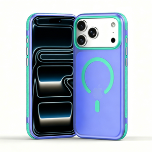เคสโทรศัพท์มือถือแบบแม่เหล็กใสกึ่งด้าน รุ่นสั่งทำพิเศษ สำหรับ iPhone 18 16 17 Pro Max พร้อมปุ่มสัมผัส AI ป้องกันแรงกระแทก - Product Image 1