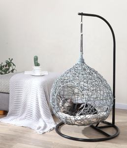 Новый дизайн, ротанговый Плетеный домик для собак и кошек, подвесной ротанговый стул для кошек - Product Image 2