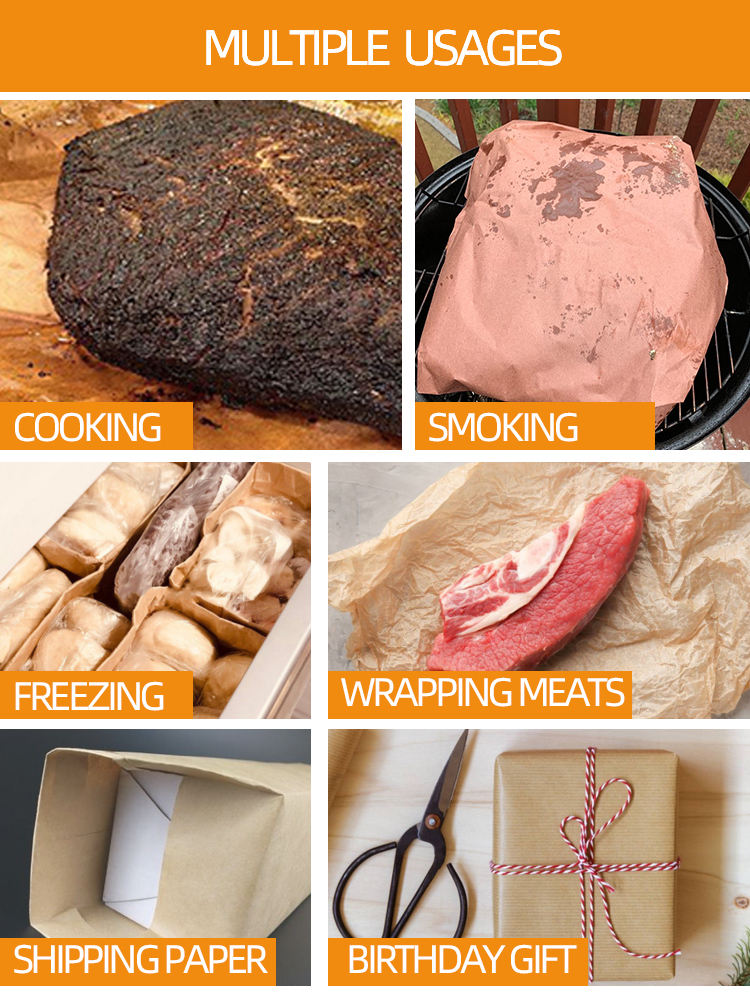 Food Safe Thick Meat Wrapping Paper Personalized Bio-degradable