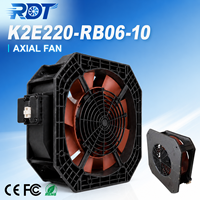 Ventilateur de circulation d'air industriel K2E220-RB06-10, ventilateur radial pour refroidissement de armoire, équipement de ventilation CVC, pièce de rechange