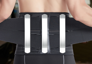 <span class=keywords><strong>Ceinture</strong></span> de fitness en polyester pour hommes et femmes avec plaque d'acier Protection <span class=keywords><strong>lombaire</strong></span> flexible pour l'<span class=keywords><strong>haltérophilie</strong></span> squat - Product Image 5