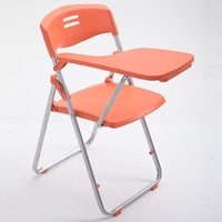 Chaise de formation pliable de style moderne avec table d'écriture pour salle de classe, projet scolaire, université, bureau à domicile