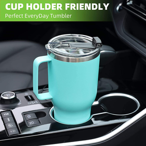 Vaso Térmico de <span class=keywords><strong>Viaje</strong></span> para Aventura de 40oz, de Acero Inoxidable, Aislado, Reutilizable, con Asa y Tapa con Popote - Product Image 5