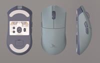 Darmoshark M3s Pro Wireless untuk Mouse Game Sensor Optik PMW3395 Desain Tangan Kanan Akselerasi 50G Ringan 58g 3