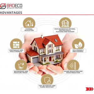Panel Sándwich Aislante Ignífugo <span class=keywords><strong>para</strong></span> Construcción, Panel de Aislamiento Metálico <span class=keywords><strong>para</strong></span> Techo y Pared de Poliuretano (PU) - Product Image 4