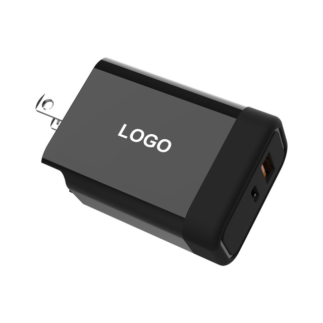 48W Wall Charger GaN ETL Approved PD Mode Dual Output Foldable US Plug Wall Charger