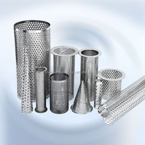 Filtro de Acero Inoxidable Resistente a la Corrosión de 1, <span class=keywords><strong>2</strong></span> y <span class=keywords><strong>3</strong></span> mm Personalizado de Fábrica, Filtro Cilíndrico para Maquinaria Química - Product Image 1