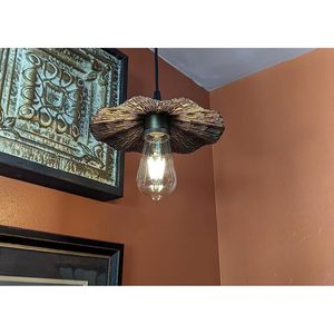 Vintage metallo pendente illuminazione Pathson ottone finito a forma di fiore Modulare Design E26 lampadina per cucina industriale arte decorazione per la casa - Product Image 2