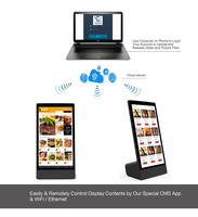 Tablette Android 15 de 15,6 pouces RK3576S 4 Go + 64 Go Écran tactile 10 points avec texte et animation pour la commande automatique dans les restaurants intérieurs/extérieurs