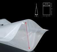 Pochettes transparentes à bec verseur de 1 gallon avec poignée, sacs à boisson autoportants, sacs d'eau potable