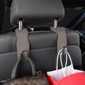 Gancho de Cuero para Asiento de Coche, Accesorios de Decoración Interior, Almacenamiento Multifuncional Plegable y Oculto, Venta al Por Mayor - Product Image 5