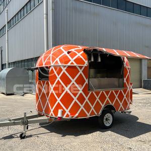 รถเทรลเลอร์อาหารเคลื่อนที่บนถนนรถเทรลเลอร์รถปิ้งย่างสำหรับสุนัขร้อนบาร์รถบรรทุก - Product Image 4