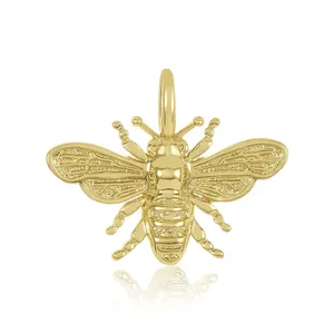 Collier Gemnel 925 en argent, bijoux abeille, pendentif animal, prix au grammes