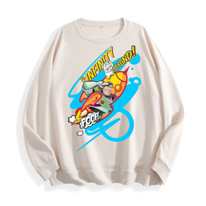 Toy Story Buzz Lightyear "To Infinity and Beyond" <span class=keywords><strong>felpa</strong></span> grafica girocollo, magazzino per noi, 6 colori - Product Image 2