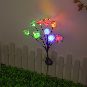 Creative Batch Display Moderno LED Notte Farfalla Rosa Alimentato a Batteria Stampo Simulazione Bouquet Decorazione dell'atmosfera Lampada da Prato - Product Image 4